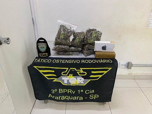 Drogas apreendidas  